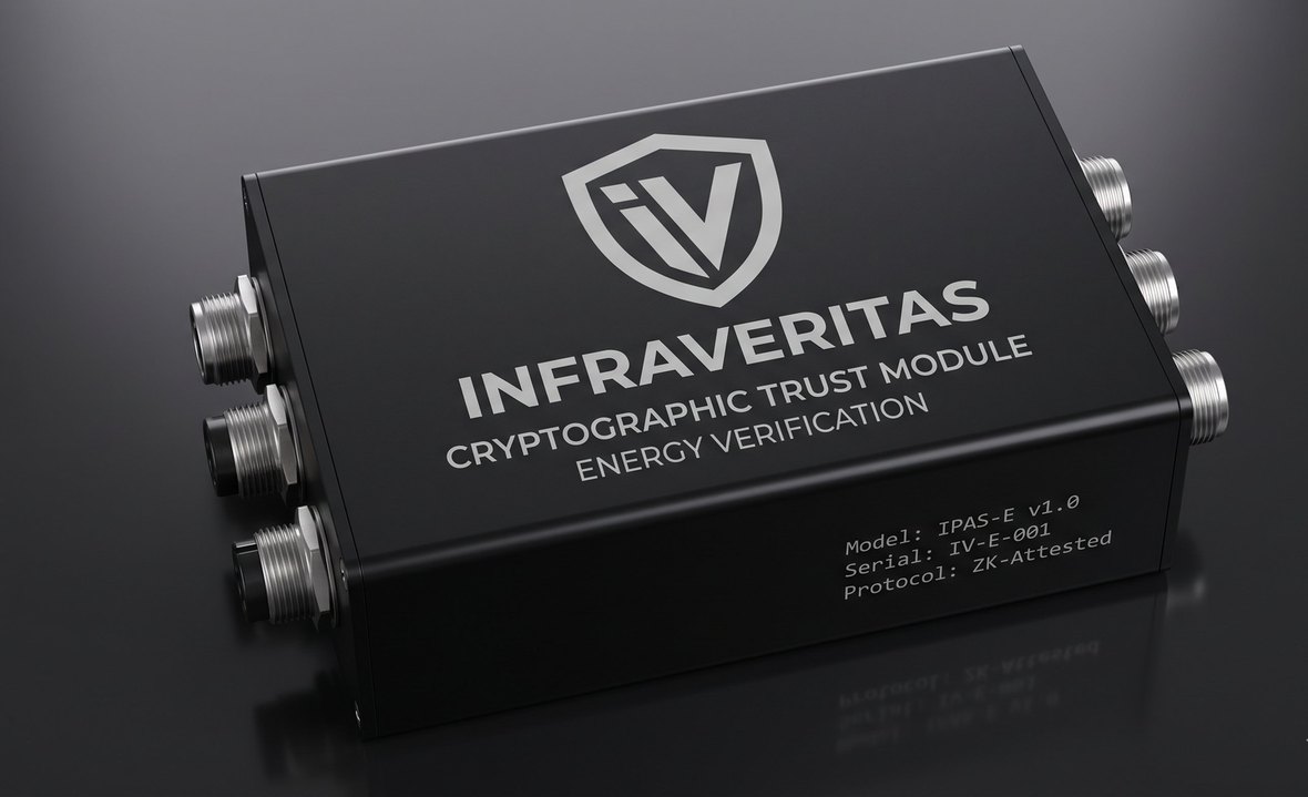 InfraVeritas IPAS-E cryptographic trust module for energy verification